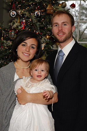 Happy Family at their Baptism
