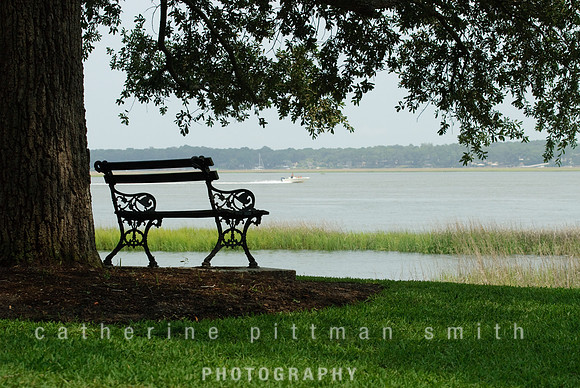 "Canon Park View" (Elliott Park) 7x10 on 11x14 paper